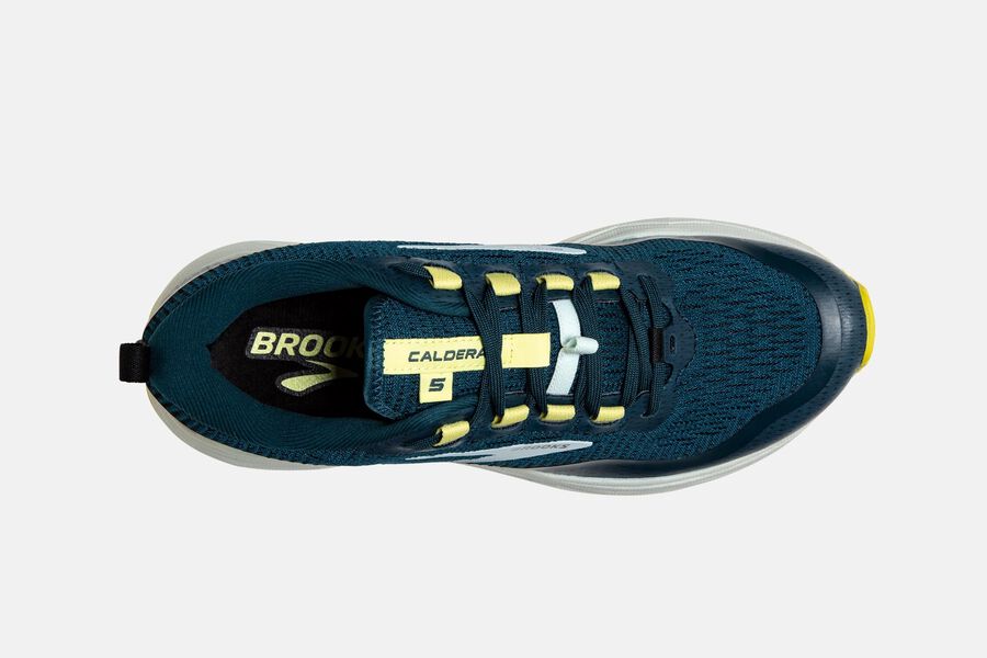 Brooks Running Shoes - Caldera 5 Trail Womens - Navy - FSP-029635